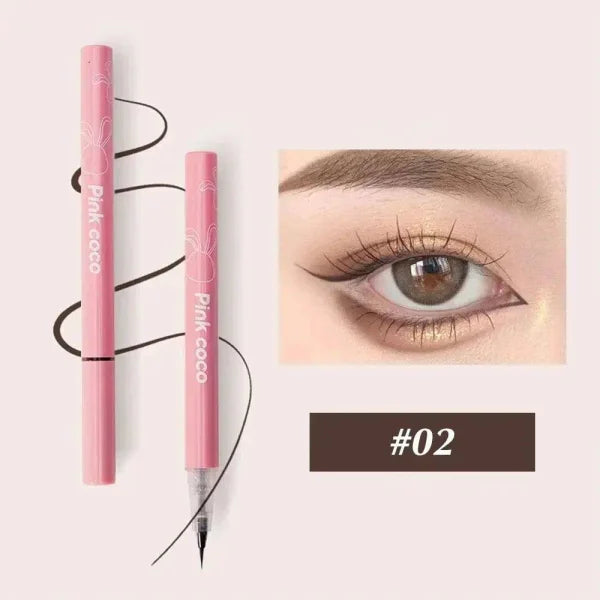 Ultra Thin Silky Matte Liquid Eyeliner for Precision and Vibrant Colors - Himpall