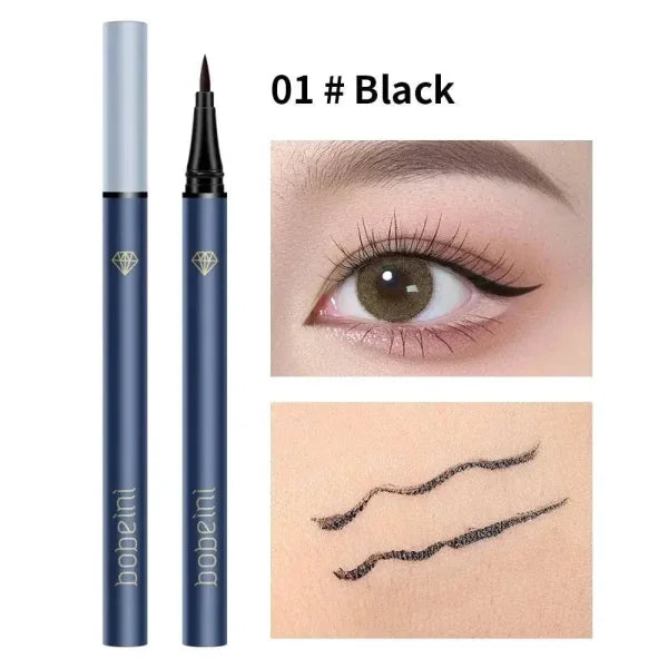 Ultra Thin Silky Matte Liquid Eyeliner for Precision and Vibrant Colors - Himpall