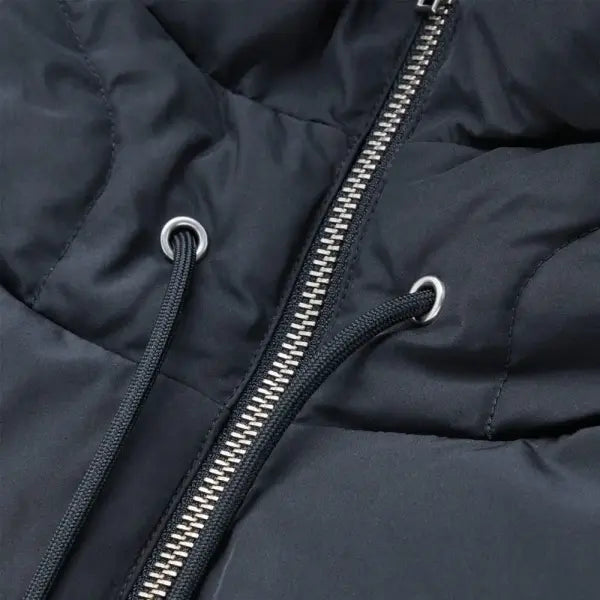 Women’s Ultralight Down Hooded Jacket – Removable Neck Cover & Balaclava Hat with Drawstring