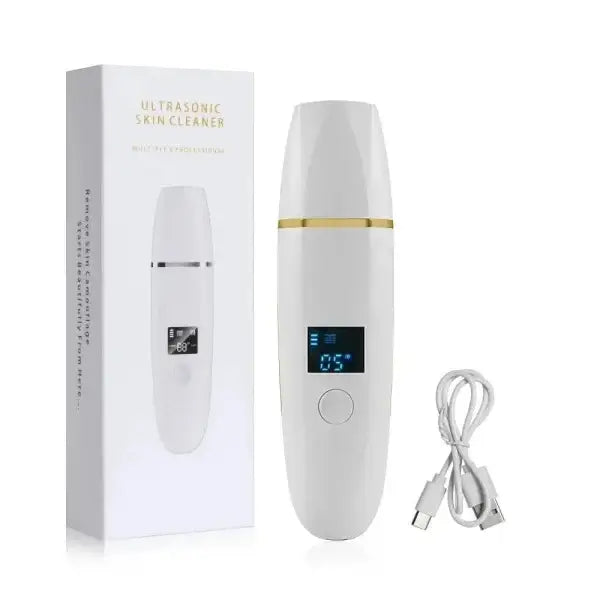 Ultrasonic Facial Scrubber for Deep Cleaning Skin Care Device - Himpall