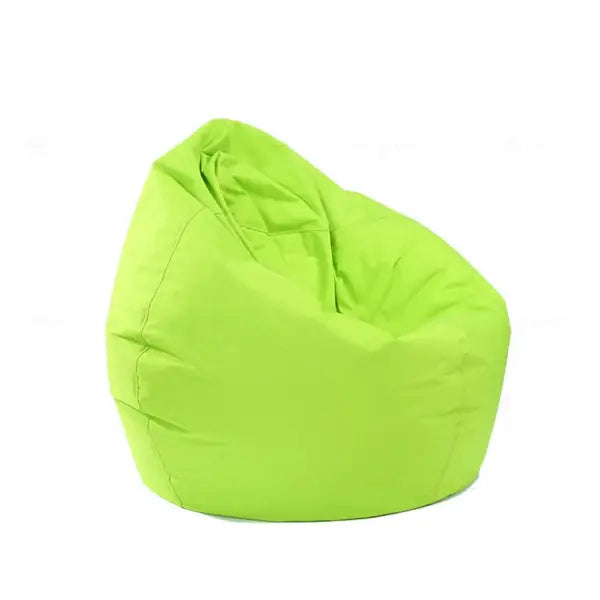 Luxury Soft Lounge Bean Bag Cover - Durable Lazy Sofa Chair & Cozy Tatami Floor Seat for Living Room (Unfilled) - green
