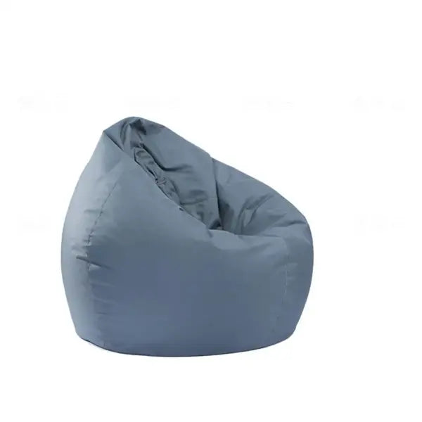 Luxury Soft Lounge Bean Bag Cover - Durable Lazy Sofa Chair & Cozy Tatami Floor Seat for Living Room (Unfilled) - grey