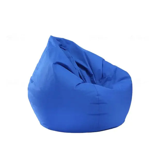 Luxury Soft Lounge Bean Bag Cover - Durable Lazy Sofa Chair & Cozy Tatami Floor Seat for Living Room (Unfilled) - dark