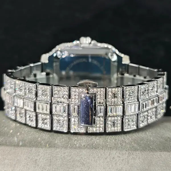 Square Quartz Stainless Steel Men Luxury Watch
