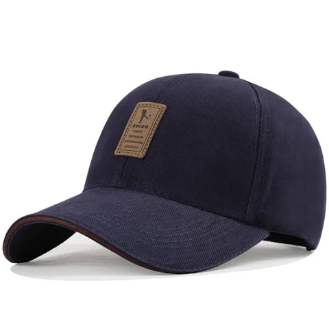 Unisex Classic Solid Color Baseball Cap – Fashion Sports Hat for Men & Women | Kpop Style Golf Cap - 55cm-61cm / Navy