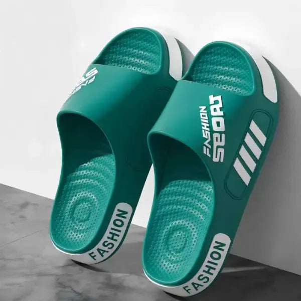 Unisex EVA Slippers with Professional Design Bathroom Slippers - green / 40-41 / China Mainland