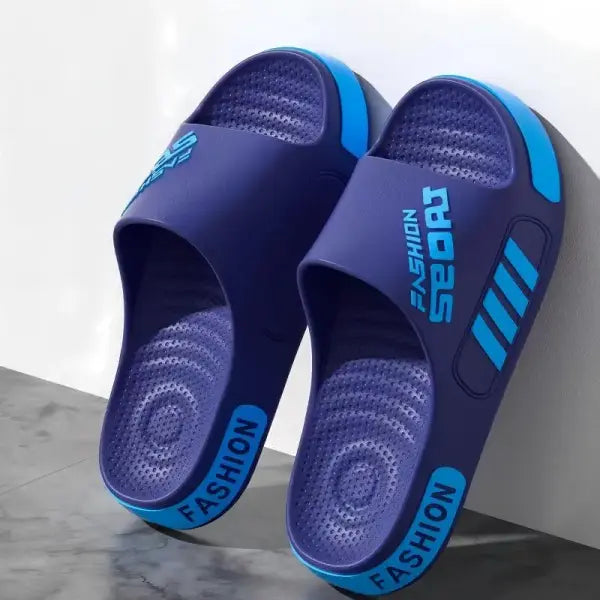 Unisex EVA Slippers with Professional Design Bathroom Slippers - Blue / 44-45 / China Mainland