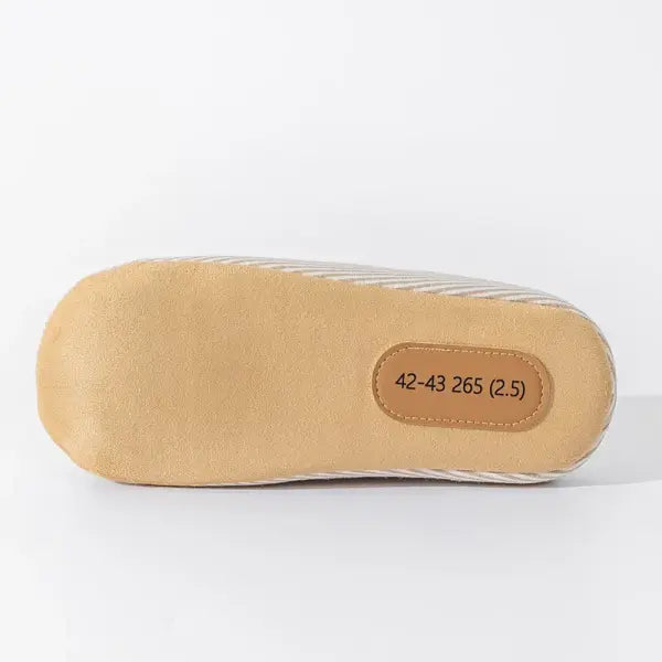 Unisex Home Slippers Soft Fur Slippers Warm Indoor Flat Slides Nonslip Couples Shoes Bedroom Light Slience Flats