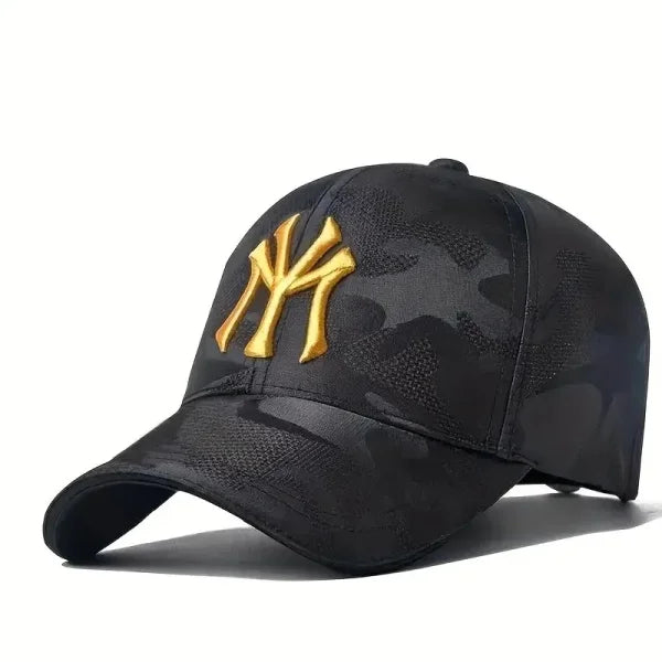 Unisex Letter Embroidery Camouflage Baseball Cap Adjustable Outdoor Hat - Himpall