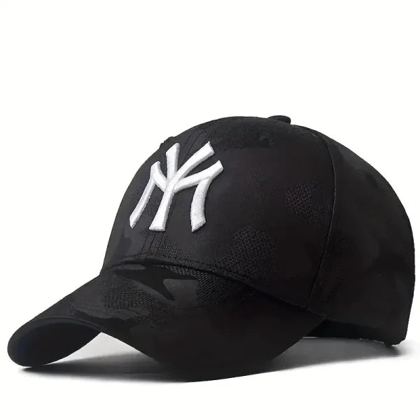 Unisex Letter Embroidery Camouflage Baseball Cap Adjustable Outdoor Hat - Himpall
