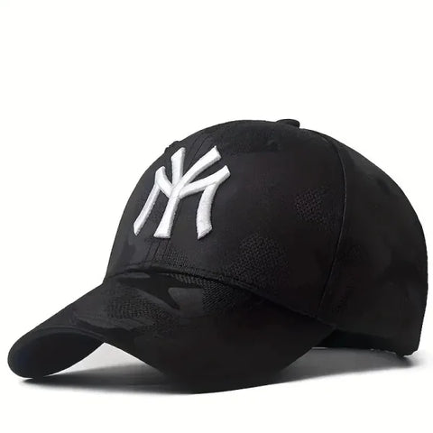 Unisex Letter Embroidery Camouflage Baseball Cap Adjustable Outdoor Hat - Himpall