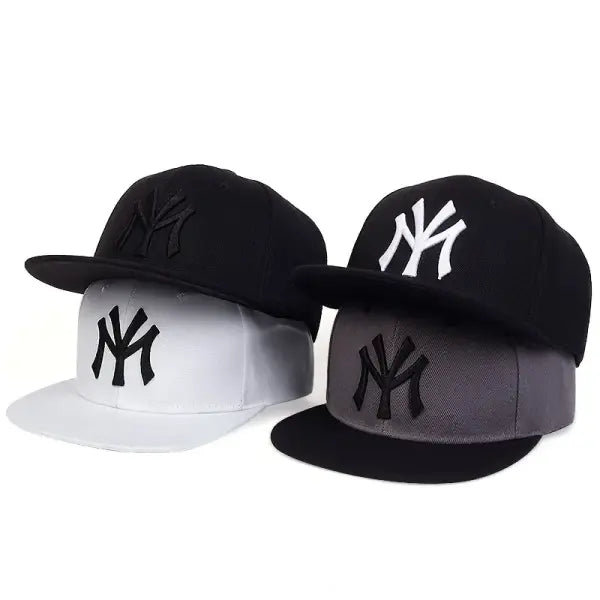 Hip Hop Letter Embroidery Baseball Caps Polyester Adjustable Sunscreen Hat