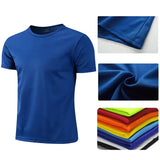 Unisex Short Sleeve Breathable Sport T Shirt for Gym Fitness and Running