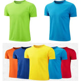 Unisex Short Sleeve Breathable Sport T Shirt for Gym Fitness and Running
