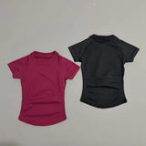 Unisex Summer Sports T Shirt Stretchy Breathable Fitness Top