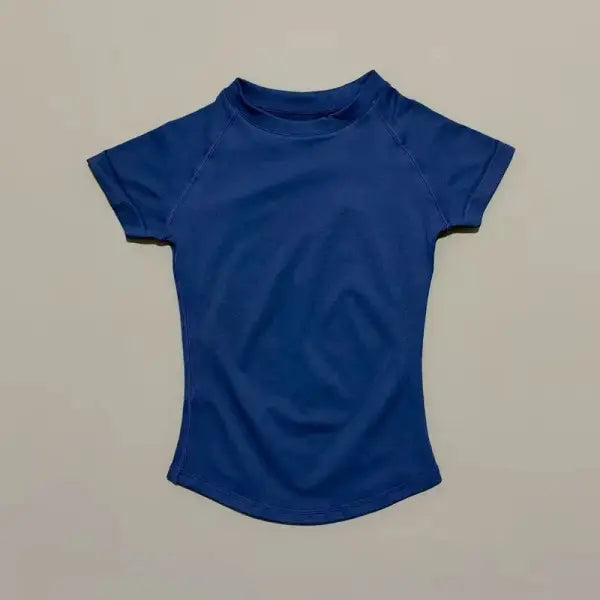 Unisex Summer Sports T Shirt Stretchy Breathable Fitness Top