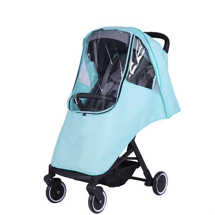 Universal Baby Stroller Warm And Rainproof Cover - blue