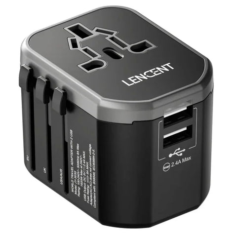 Universal Travel Adapter All-in-One Charger for Global Travel - Himpall