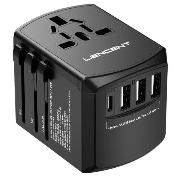 Universal Travel Adapter All-in-One Charger for Global Travel - Himpall