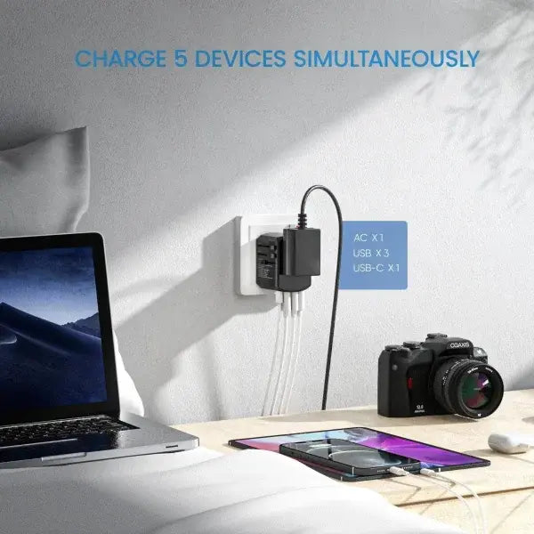 Universal Travel Adapter All-in-One Charger for Global Travel