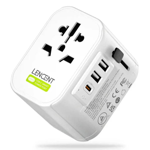 Universal Travel Adapter All-in-One Charger for Global Travel - Himpall