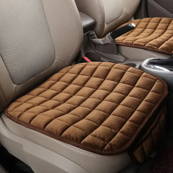 Universal Winter Car Seat Cover – Warm Anti-Slip Breathable Cushion Pad for Front Seats