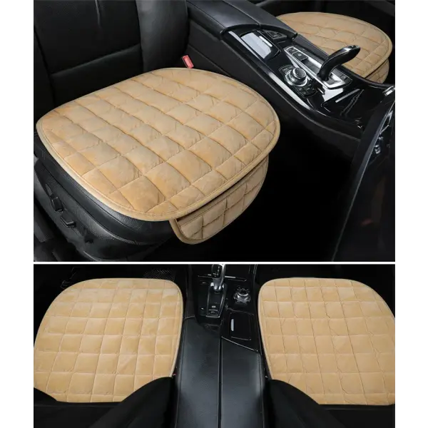 Universal Winter Car Seat Cover – Warm Anti-Slip Breathable Cushion Pad for Front Seats