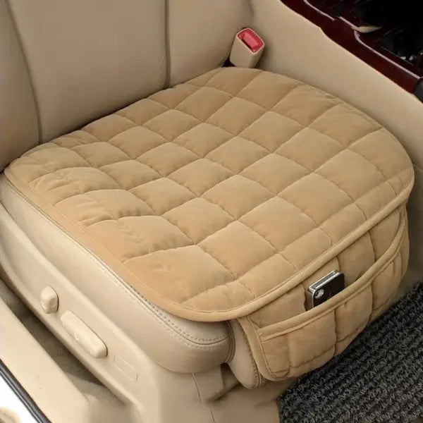 Universal Winter Car Seat Cover – Warm Anti-Slip Breathable Cushion Pad for Front Seats