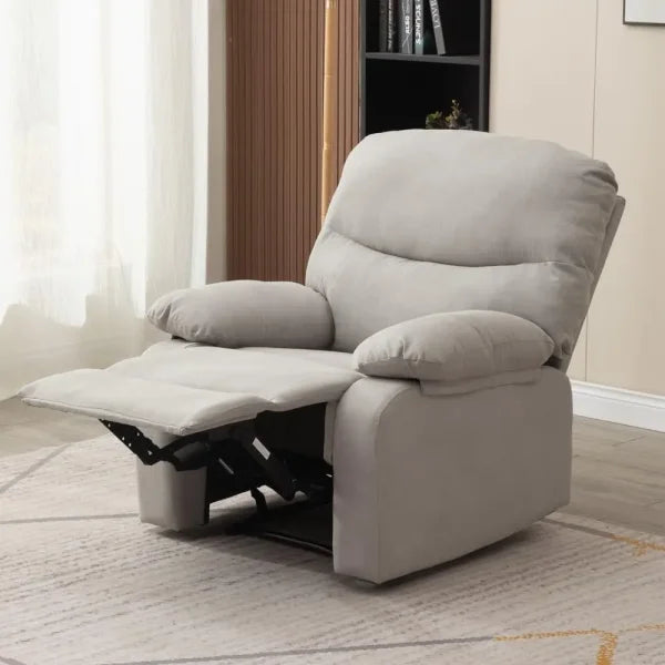 Upholstered Recliner Chair - Single Reclining Sofa for Living Room & Home Theater - United States