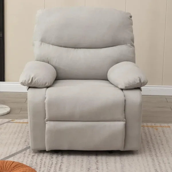 Upholstered Recliner Chair - Single Reclining Sofa for Living Room & Home Theater - United States