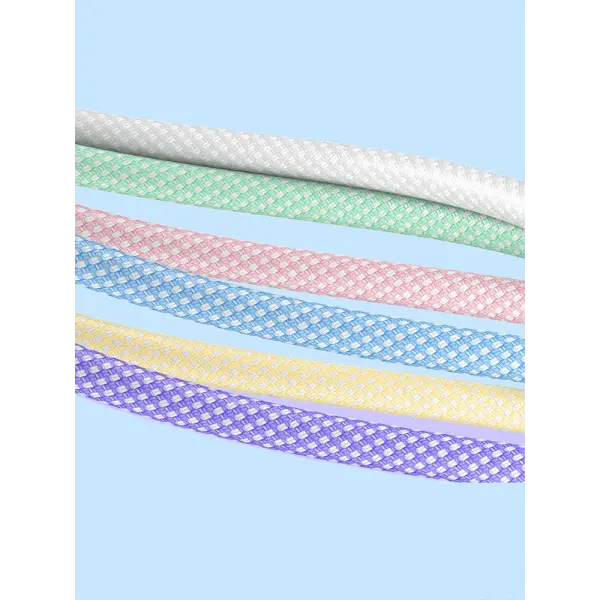 USB-C to Type C Color Cable For Apple iPhone 15 PD 60W Fast Charging For Huawei Xiaomi Samsung Type C Weaving Cable