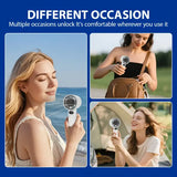 USB Charging Handheld Mini Plastic Fan for Portable Summer Cooling