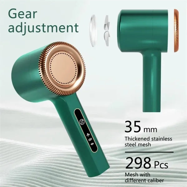 USB Rechargeable Lint Remover - Electric Fuzz & Hair Ball Trimmer for Clothes and Sweaters - Himpall