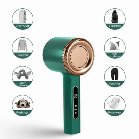 USB Rechargeable Lint Remover - Electric Fuzz & Hair Ball Trimmer for Clothes and Sweaters - Himpall