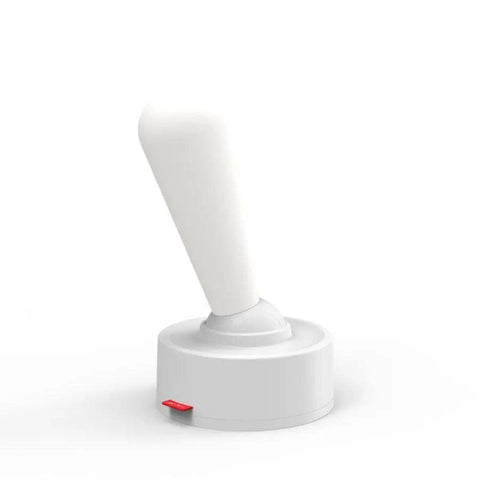 USB Rechargeable Silicone Toggle Light: Bedroom Atmosphere Lamp - White / USB