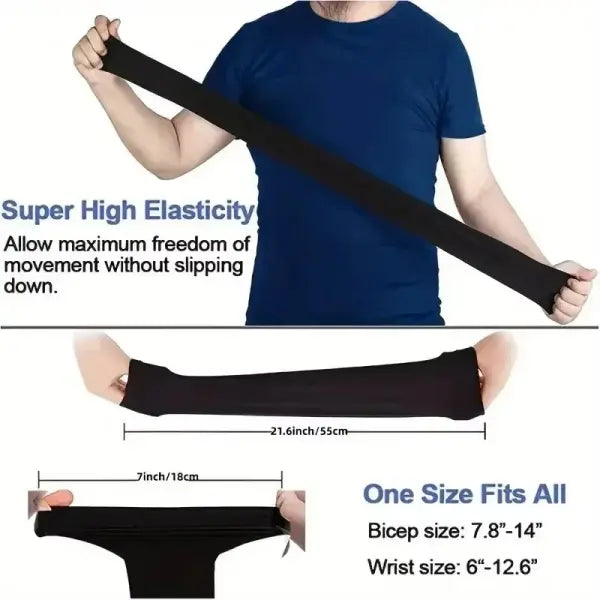 UV Protection Cooling Arm Sleeves 3 Pair Set – Breathable Outdoor Gear