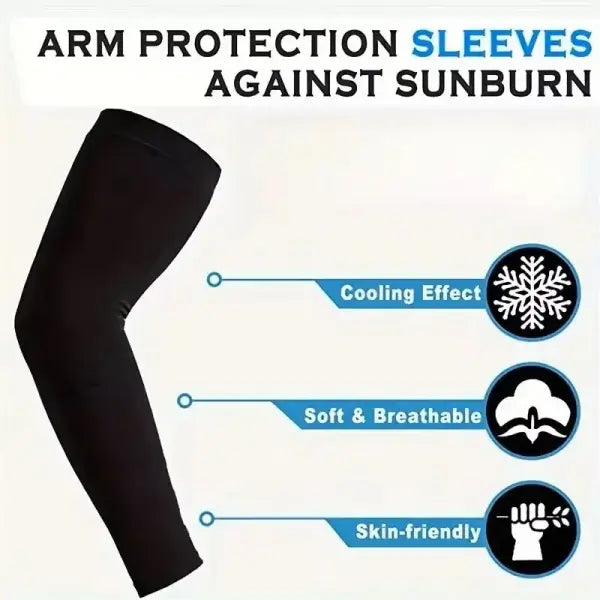 UV Protection Cooling Arm Sleeves 3 Pair Set – Breathable Outdoor Gear