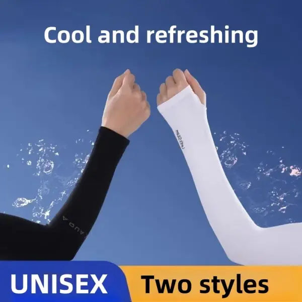 UV Protection Ice Silk Sleeves 3 Pairs – Cooling Outdoor Sunscreen