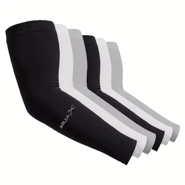 UV Protection Ice Silk Sleeves 3 Pairs – Cooling Outdoor Sunscreen