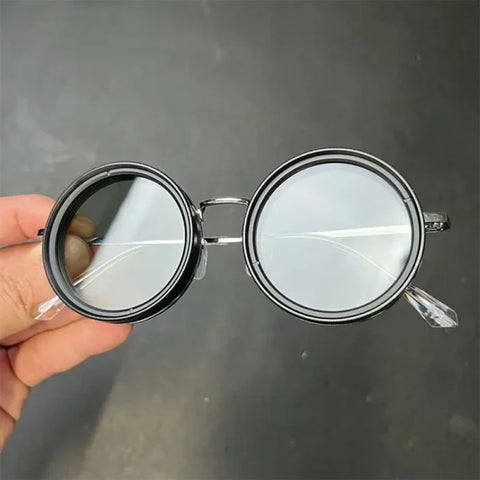 UV Resistant Round Sunglasses for Men and Women in Women’s Fashion - Black