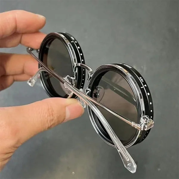 UV Resistant Round Sunglasses for Men and Women in Women’s Fashion