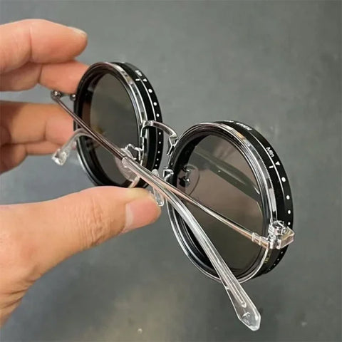 UV Resistant Round Sunglasses for Men and Women in Women’s Fashion