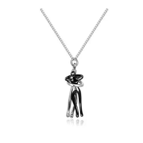 Valentine’s Day Gifts: Romantic Couple Jewelry & Love Necklaces - White black