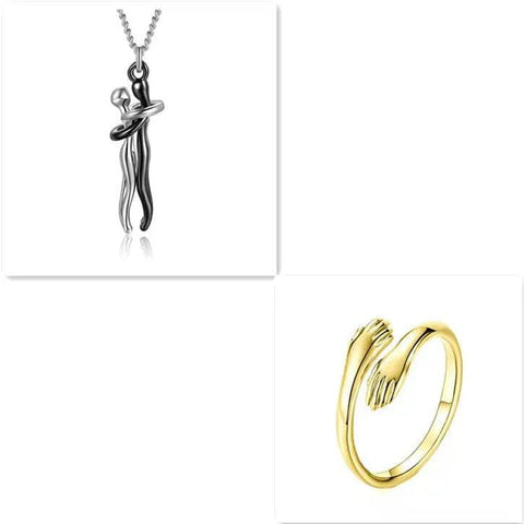 Valentine’s Day Gifts: Romantic Couple Jewelry & Love Necklaces - Black set