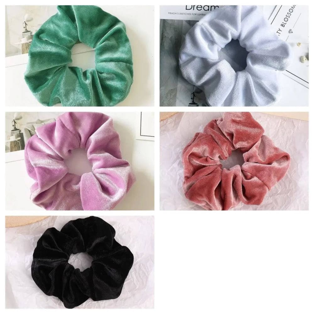 Velvet Hair Accessories - 5color set