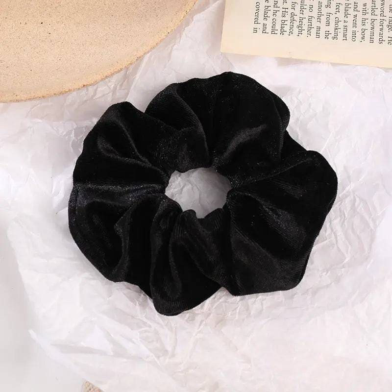 Velvet Hair Accessories - Black