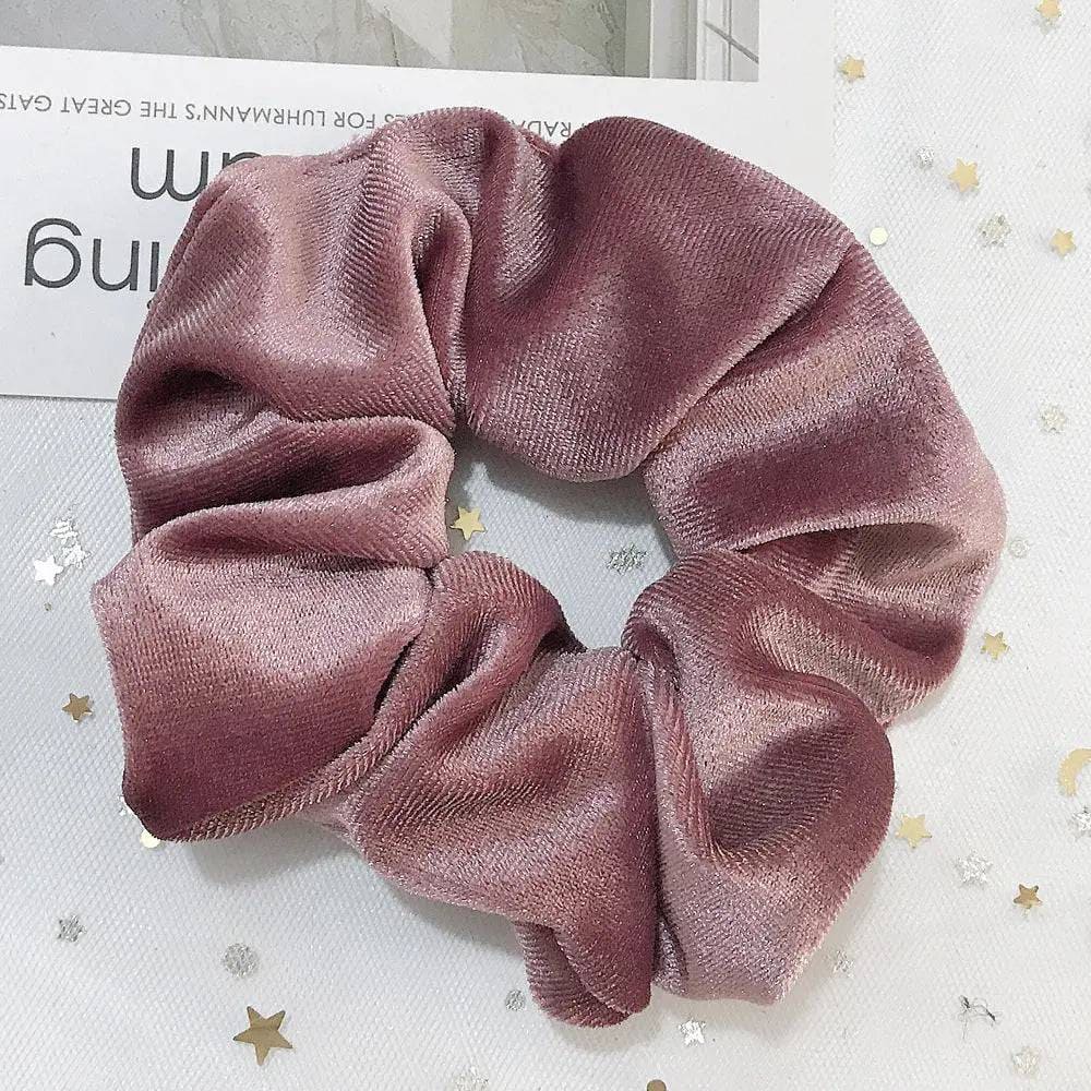 Velvet Hair Accessories - Korean fan