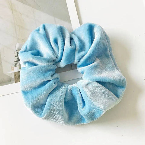 Velvet Hair Accessories - Light Blue