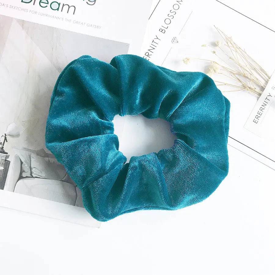 Velvet Hair Accessories - Sky Blue