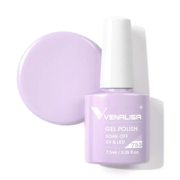Venalisa HEMA TPO FREE Nail Gel Polish Glitter Gorgeous Full Coverage Soak Off UV LED French Nail Jelly Pink Nude
